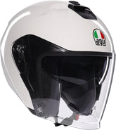 Casco Moto Jet IRIDES  AGV E2206 Mono Materia White